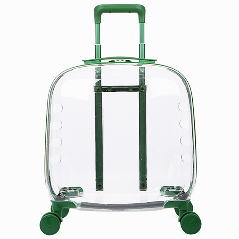 Portable pet trolley case